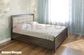 Кровать КР-1033 с мягким изголовьем в Ишиме - ishim.mebel-74.com | фото