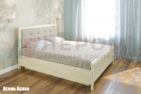 Кровать КР-1034 с мягким изголовьем в Ишиме - ishim.mebel-74.com | фото