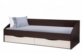 Кровать одинарная "Фея - 3" симметричная New (2000Х900) венге/вудлайн кремовый в Ишиме - ishim.mebel-74.com | фото