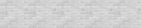 Кухонный фартук 610х3000х1,5 (композит) КМ Кирпич серый в Ишиме - ishim.mebel-74.com | фото