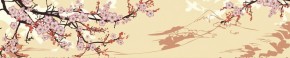 Кухонный фартук Цветы 110 МДФ матовый (3000) Flowers в Ишиме - ishim.mebel-74.com | фото
