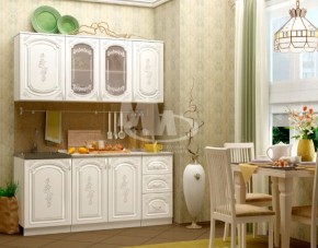 ЛИЗА-2 Кухонный гарнитур 1,7 Белый глянец холодный в Ишиме - ishim.mebel-74.com | фото