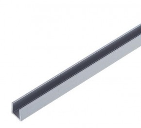 Планка торцевая "П" 6 мм для стеновой панели (алюминий) в Ишиме - ishim.mebel-74.com | фото
