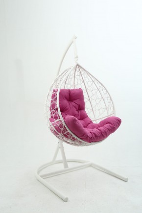 Подвесное кресло Бароло (белый/розовый) в Ишиме - ishim.mebel-74.com | фото