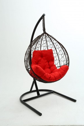 Подвесное кресло Бароло (коричневый/красный) в Ишиме - ishim.mebel-74.com | фото
