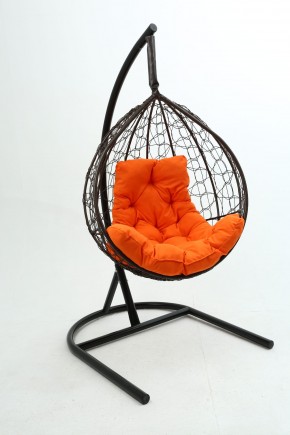 Подвесное кресло Бароло (коричневый/оранжевый) в Ишиме - ishim.mebel-74.com | фото