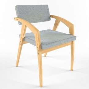 Растущий стул 38 Попугаев Бруно с мягким сиденьем и спинкой, для детей/подростков/взрослых от 150 см (Береза/Серый) в Ишиме - ishim.mebel-74.com | фото