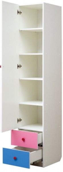 Шкаф 1-но дверный с ящиками и фотопечатью Совята 1.1 (400) в Ишиме - ishim.mebel-74.com | фото