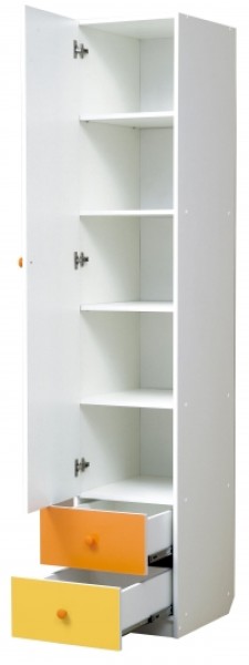 Шкаф 1-но дверный с ящиками и зеркалом Радуга (400) в Ишиме - ishim.mebel-74.com | фото