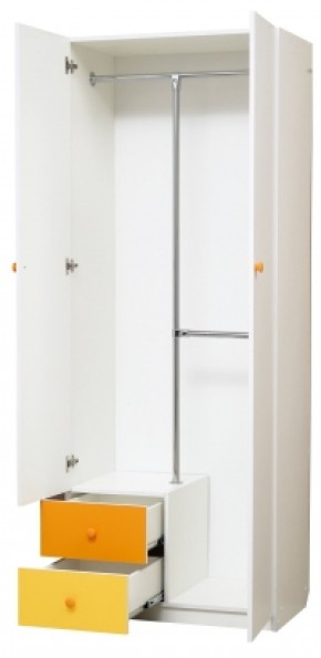 Шкаф 2-х дверный с ящиками и зеркалом Радуга (800) в Ишиме - ishim.mebel-74.com | фото