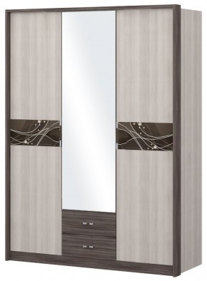 Шкаф 3-х дверный с зеркалом Шк68.2 МС Николь в Ишиме - ishim.mebel-74.com | фото