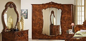 Шкаф 5-и дверный с зеркалами (20.145) Тициана (орех) в Ишиме - ishim.mebel-74.com | фото