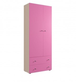 Шкаф ДМ 800 с 2-мя ящиками (розовый) в Ишиме - ishim.mebel-74.com | фото
