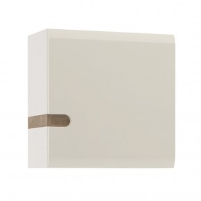 Шкаф навесной 1D/TYP 65, LINATE ,цвет белый/сонома трюфель в Ишиме - ishim.mebel-74.com | фото