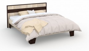 Спальня Эшли Кровать 160 без основания под матрас Венге/Дуб сонома в Ишиме - ishim.mebel-74.com | фото