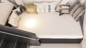 Стандарт Кровать 0900, цвет венге, ШхГхВ 93,5х203,5х70 см., сп.м. 900х2000 мм., без матраса, основание есть в Ишиме - ishim.mebel-74.com | фото