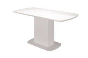 Стол обеденный Соренто 2 раздвижной (Белый) в Ишиме - ishim.mebel-74.com | фото