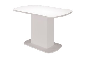 Стол обеденный Соренто (Белый глянец) в Ишиме - ishim.mebel-74.com | фото