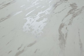 Стол RIETI 200 KL-99 Белый мрамор матовый, итальянская керамика / черный каркас, ®DISAUR в Ишиме - ishim.mebel-74.com | фото