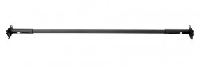 Турник раздвижной 1450-1700 цв. черный FLEXTER PROFI в Ишиме - ishim.mebel-74.com | фото