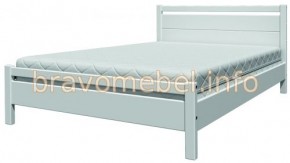 ВЕРОНИКА-1 Кровать из массива 900 (Белый Античный) в Ишиме - ishim.mebel-74.com | фото