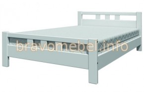 ВЕРОНИКА-2 Кровать из массива 900 (Белый античный) в Ишиме - ishim.mebel-74.com | фото