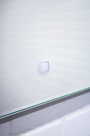 Зеркало Quadro 100 alum (линза) с подсветкой Sansa (SQL1030Z) в Ишиме - ishim.mebel-74.com | фото